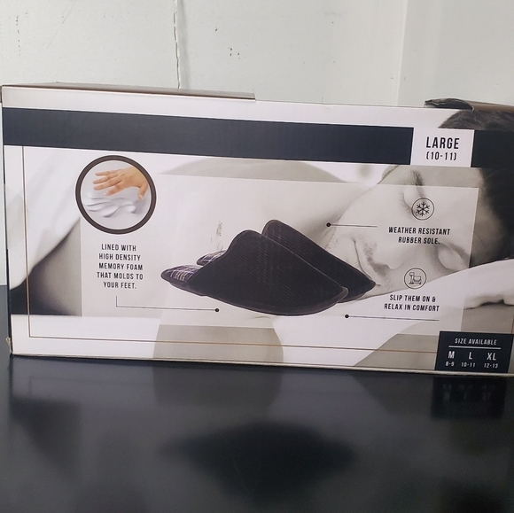 Men’s Essential Slipper Collection Brand new In Box size 10-11 Large - Picture 7 of 8